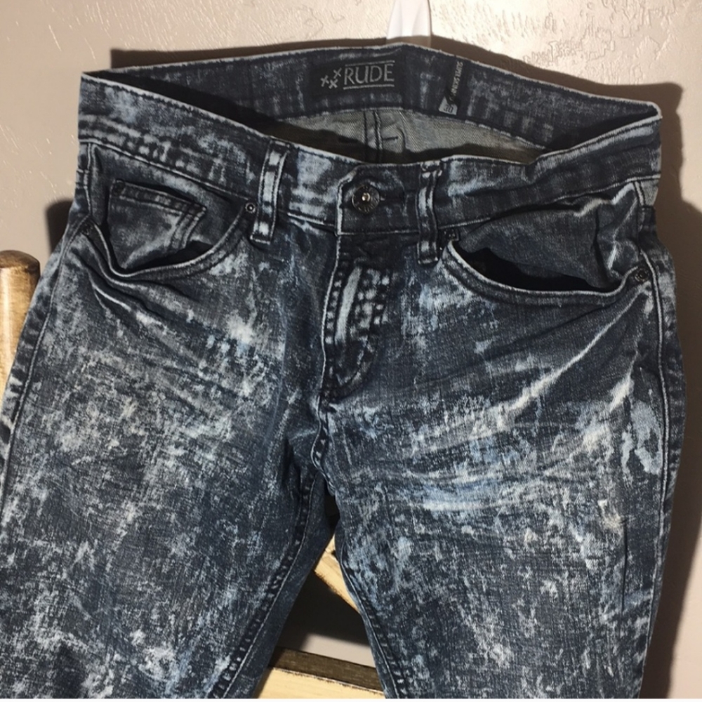 Rude Acid Wash Jeans 30x30